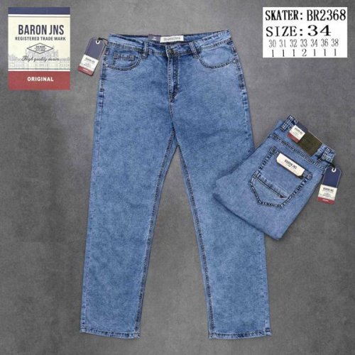 Джинсы Baron Jeans (30-38) 2368 l.blue (деми) Baron Jeans 2368 l.blue