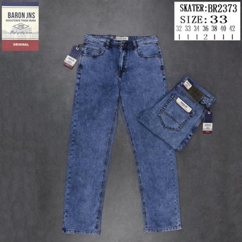 Джинсы Baron Jeans (32-42) 2373 blue (деми) Baron Jeans 2373 blue