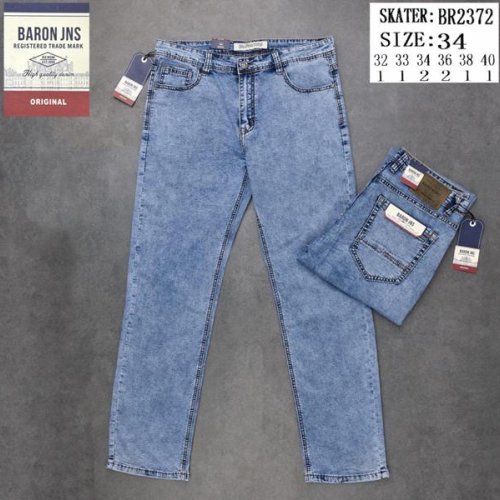 Джинсы Baron Jeans (32-40) 2372 l.blue (деми) Baron Jeans 2372 l.blue