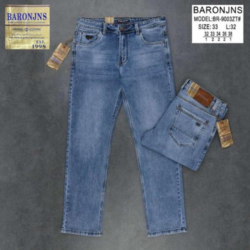 Джинсы Baron Jeans (32-38) BR9003 blue (деми) Baron Jeans BR9003 blue