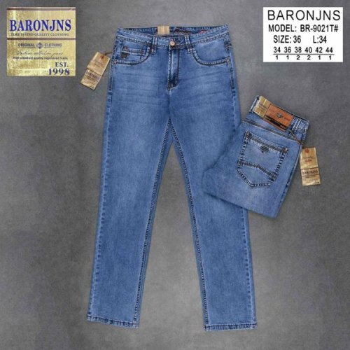 Джинсы Baron Jeans (34-44) BR9021 blue (деми) Baron Jeans BR9021 blue