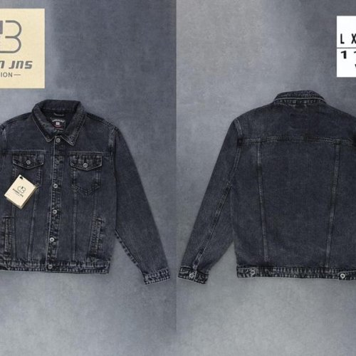 Куртка Baron Jeans (L-4XL) 851 d.grey (деми) Baron Jeans 851 d.grey