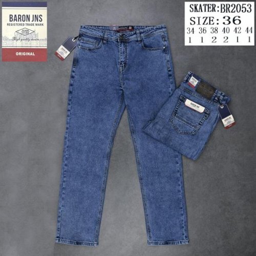 Джинсы Baron Jeans (34-44) 2053 blue (деми) Baron Jeans 2053 blue