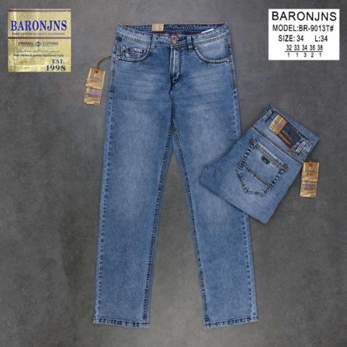 Джинсы Baron Jeans (32-38) BR9013 blue (деми) Baron Jeans BR9013 blue
