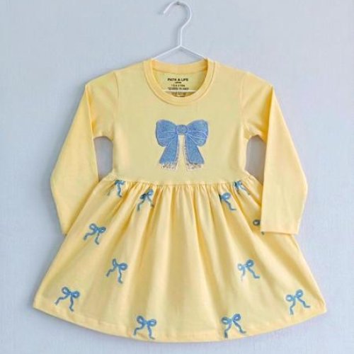 Платье Dino (3-7) DN615 yellow (лето) Dino DN615 yellow