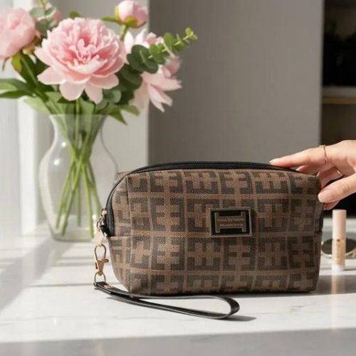 Косметичка Luna-bag (30*15*15) 24-388 brown (деми) Luna-bag 24-388 brown
