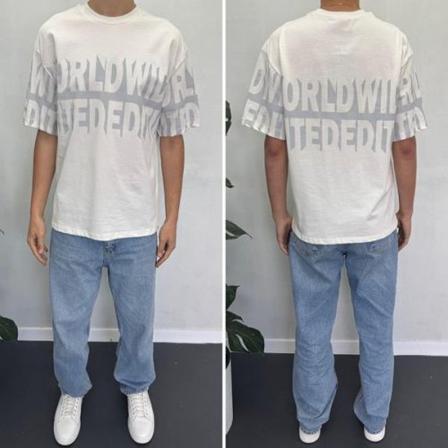 Футболка i8denim (S-2XL) 90571 white (лето) i8denim 90571 white