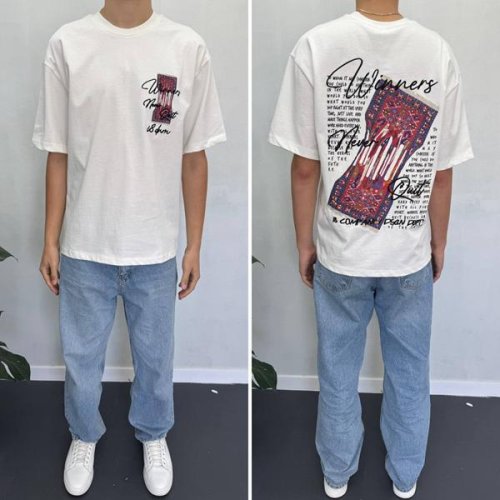 Футболка i8denim (S-2XL) 90579 white (лето) i8denim 90579 white