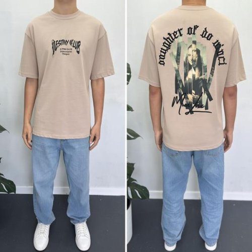 Футболка i8denim (S-2XL) 90576 beige (лето) i8denim 90576 beige