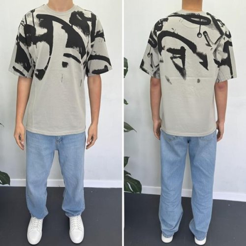 Футболка i8denim (S-2XL) 90569 grey (лето) i8denim 90569 grey