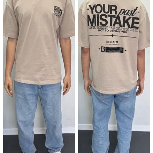 Футболка i8denim (S-2XL) 90559 beige (лето) i8denim 90559 beige