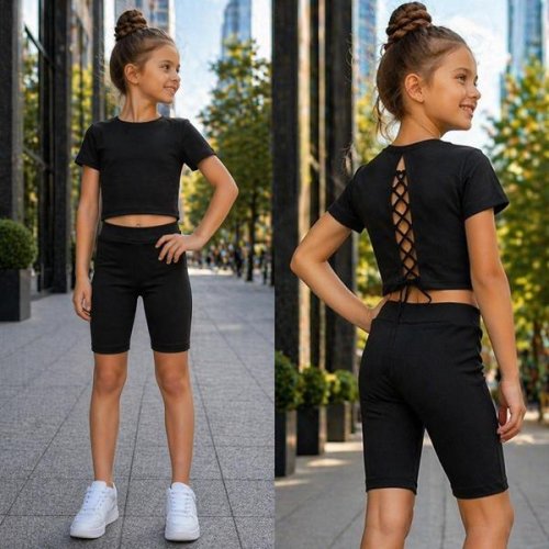 Костюм Karolina (34-42) KR454 black (лето) Karolina KR454 black