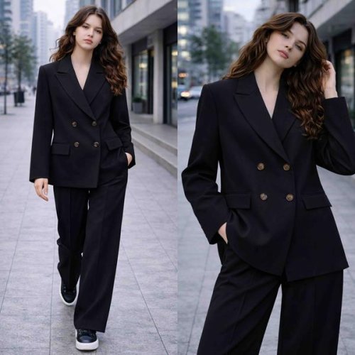 Костюм Karolina (34-42) KR468 black (деми) Karolina KR468 black