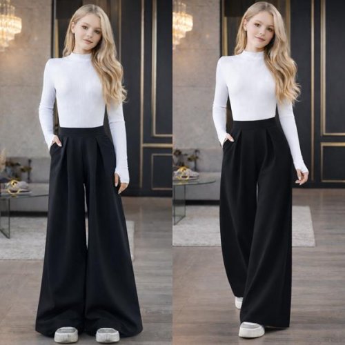 Штаны Karolina (30-42) KR513 black (деми) Karolina KR513 black