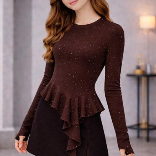 Свитер Karolina (34-42) KR546 brown (деми) Karolina KR546 brown