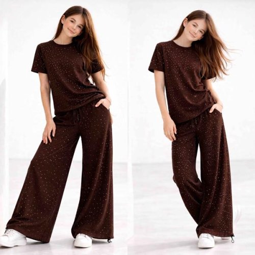 Костюм Karolina (34-42) KR586 brown (лето) Karolina KR586 brown