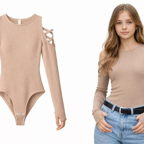 Боди Karolina (34-42) KR613 beige (деми) Karolina KR613 beige
