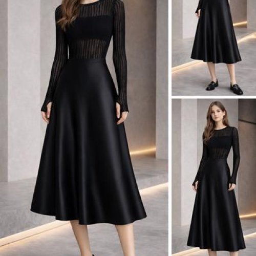Юбка Karolina (34-42) KR623 black (деми) Karolina KR623 black