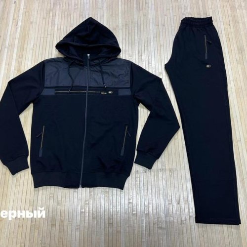 Костюм спорт Navas (L-3XL) NV1202 black (деми) Navas NV1202 black