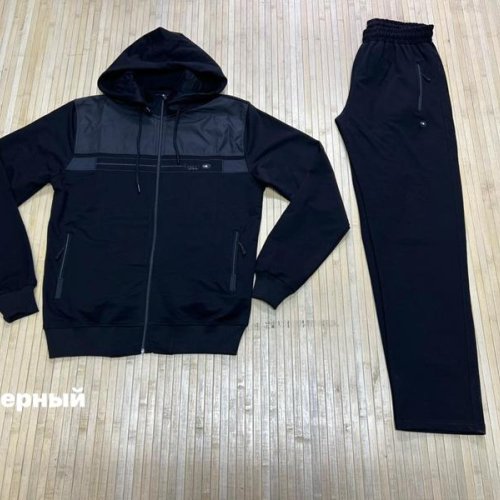 Костюм спорт Navas (L-3XL) NV1204 black (деми) Navas NV1204 black