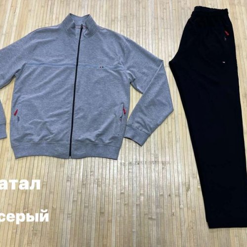 Костюм спорт Navas (3XL-6XL) NV1217 grey (деми) Navas NV1217 grey