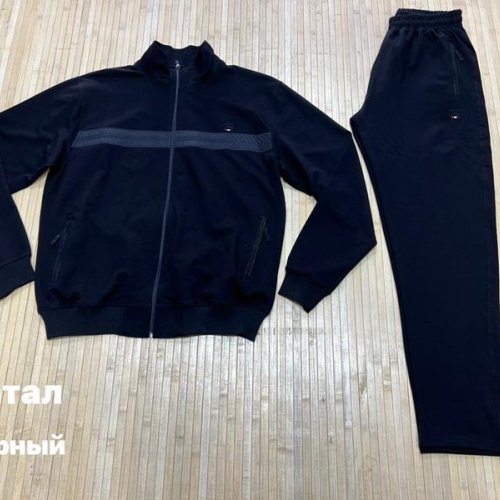 Костюм спорт Navas (3XL-6XL) NV1218 black (деми) Navas NV1218 black