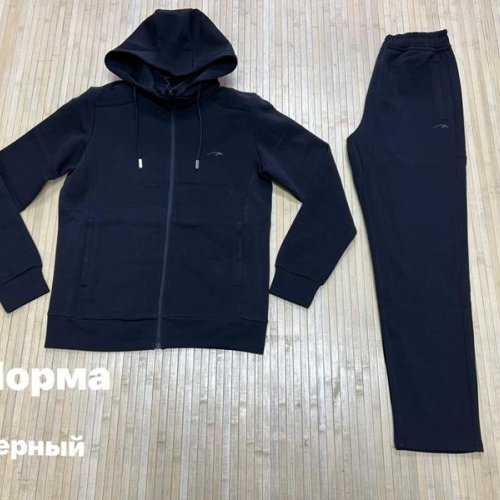 Костюм спорт Navas (M-3XL) NV1228 black (деми) Navas NV1228 black