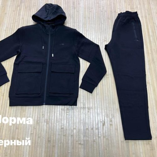 Костюм спорт Navas (M-3XL) NV1231 black (деми) Navas NV1231 black