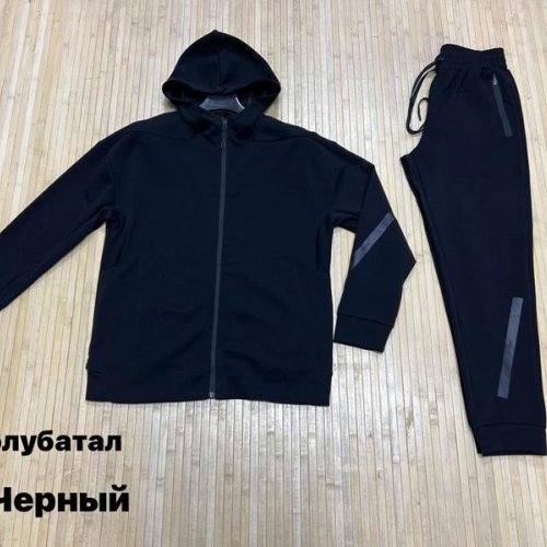Костюм спорт Navas (L-4XL) NV1242 black (деми) Navas NV1242 black