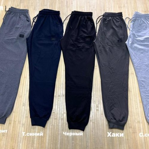 Штаны спорт Navas (3XL-6XL) NW1266 khaki (деми) Navas NW1266 khaki