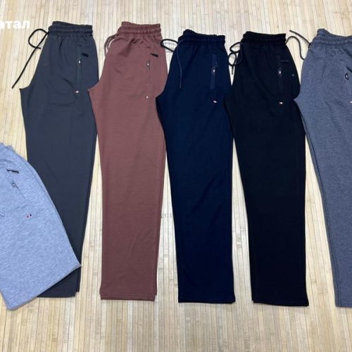 Штаны спорт Navas (L-3XL) NW1276 l.grey (деми) Navas NW1276 l.grey