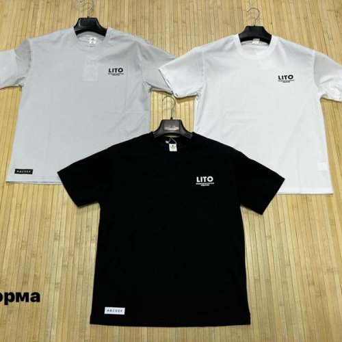 Футболка Navas (L-3XL) NW1485 black (лето) Navas NW1485 black