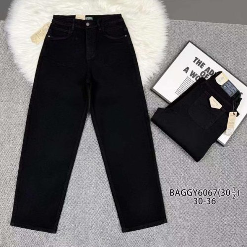 Джинсы Lili (30-36) 6067 black (деми) Lili 6067 black