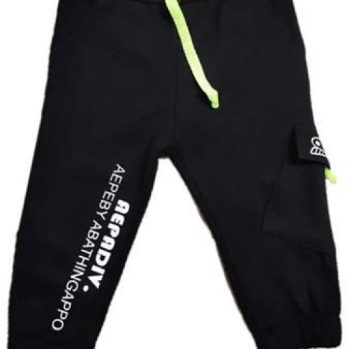 Штаны спорт Malibu2 (1-4) M008 black (деми) Malibu2 M008 black