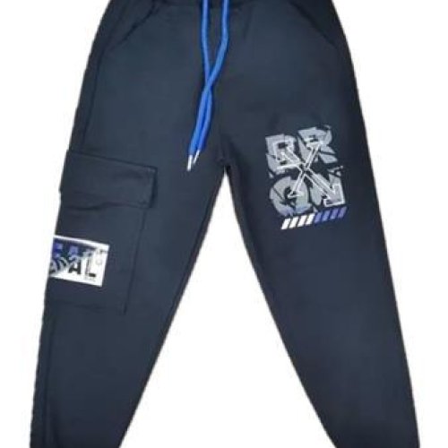 Штаны спорт Malibu2 (5-8) M5082 navy (деми) Malibu2 M5082 navy
