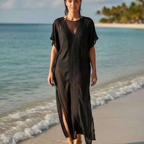 парео DFK (one size) 1-108 black (лето) DFK 1-108 black