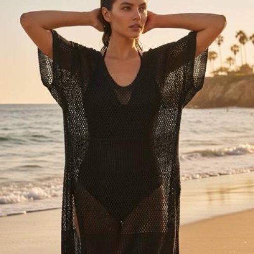 парео DFK (one size) 1-813 black (лето) DFK 1-813 black