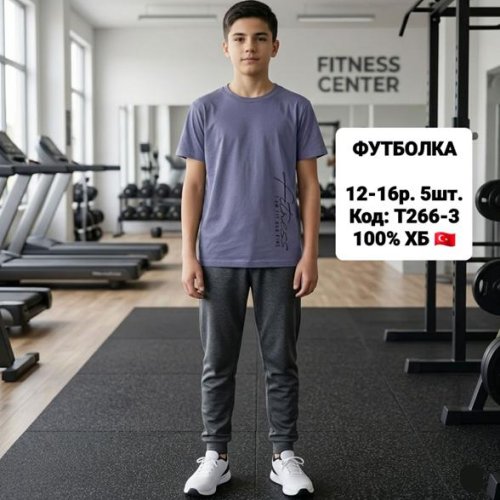 Футболка iBamBino (152-176) T266-3 grey (лето) iBamBino T266-3 grey