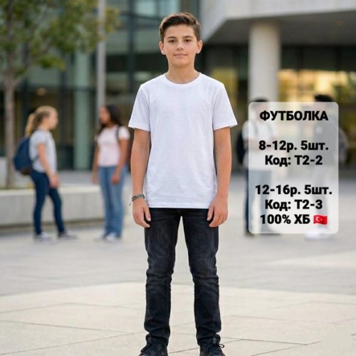 Футболка iBamBino (8-12) T2-2 white (лето) iBamBino T2-2 white