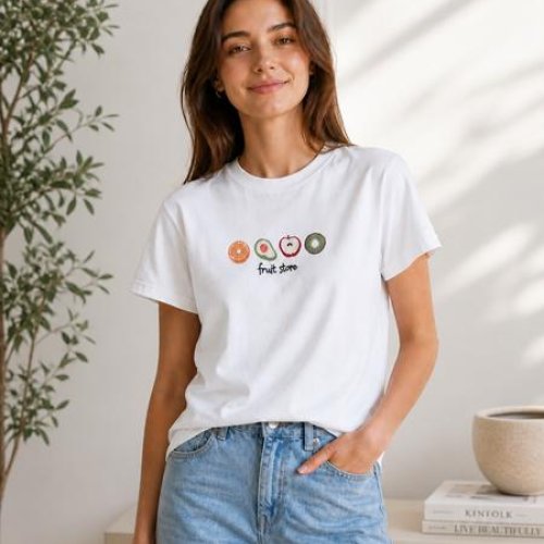 Футболка New Season (S-L) F020 white (лето) New Season F020 white