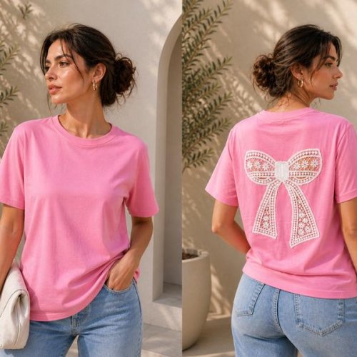 Футболка New Season (S-L) F027 pink (лето) New Season F027 pink