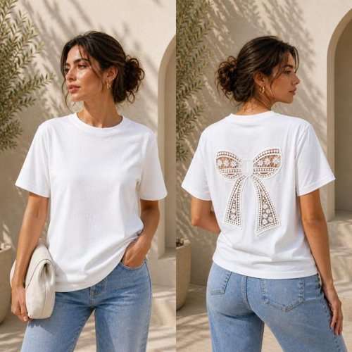 Футболка New Season (S-L) F027 white (лето) New Season F027 white
