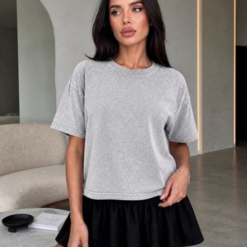 Футболка New Season (one size) FV030 l.grey (лето) New Season FV030 l.grey