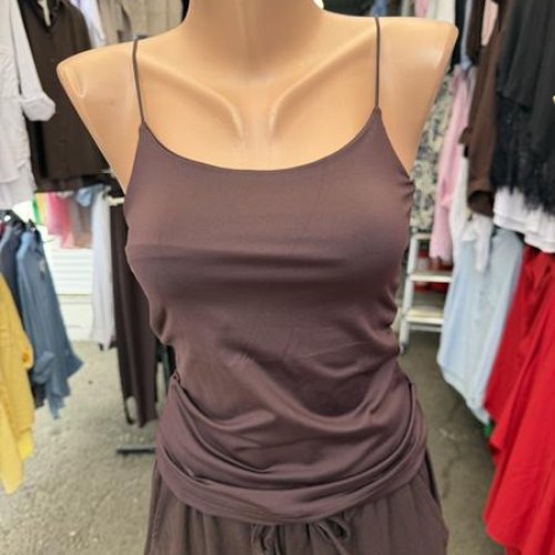 Майка New Season (S-L) M006 brown (лето) New Season M006 brown