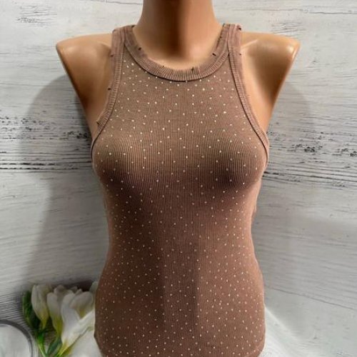 Майка New Season (S-L) MS015 brown (лето) New Season MS015 brown