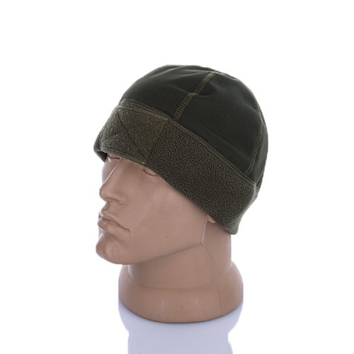 Шапка Max-T (one size) MX07 фліс хакі (зима) Max-T MX07 фліс хакі