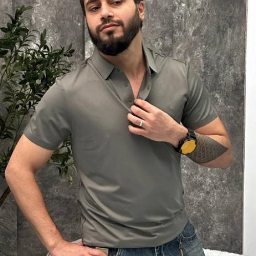 Футболка Balami (M-2XL) 25932 khaki (лето) Balami 25932 khaki