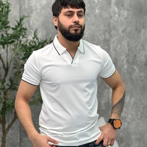 Футболка Balami (M-2XL) 2605 white (лето) Balami 2605 white