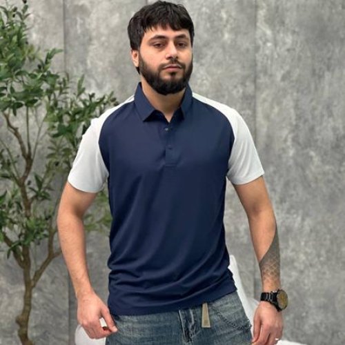 Футболка Balami (M-2XL) 601 navy (лето) Balami 601 navy