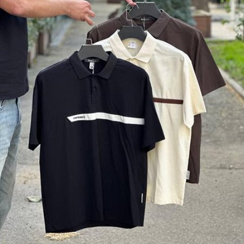 Футболка Balami (L-3XL) BL143 black (лето) Balami BL143 black
